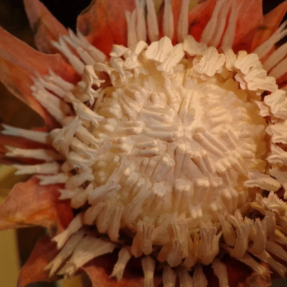 NWT Terra Cotta Faux Stemmed Flower 26" by David Christopher - Picture 4 of 7